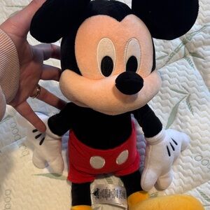 Disney Mickey Mouse Plush - Black, Red, White, Peach, Yellow